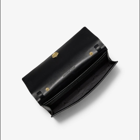 NWT Michael Kors Carson Large Leopard Print Calf Hair Crossbody Bag - Picture 3 of 11